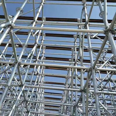 Vertical Standard Quick Stage Scaffolding Material Access Steel Rosette Ringlock Accessories