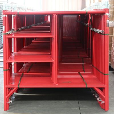 Mobile Rolling Q235 Q355 Powder Coated Metal Arch America Frame With Biljax Style Lock