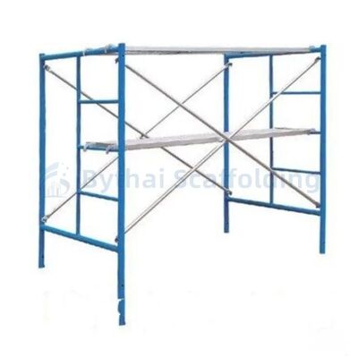 Powder Coated Finish Steel Mason Frame Scaffolding H Frame System Lightweight for Commercial Construction