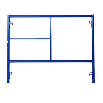Step Style Blue Pre-Galvanized Q355 Steel Frame Scaffolding Powder Coated and Sturdy