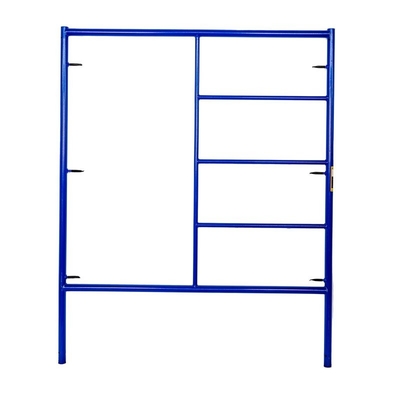 Step Style Blue Pre-Galvanized Q355 Steel Frame Scaffolding Powder Coated and Sturdy