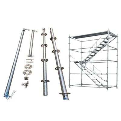 Vertical Standard Quick Stage Scaffolding Material Access Steel Rosette Ringlock Accessories