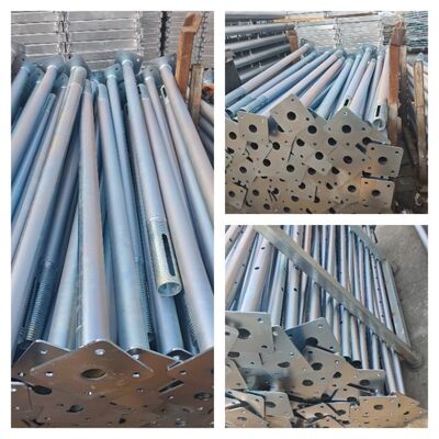 2026 Construction Heavy Duty Telescopic Hot Dip Galvanized Shoring Props with Sleeve Nut